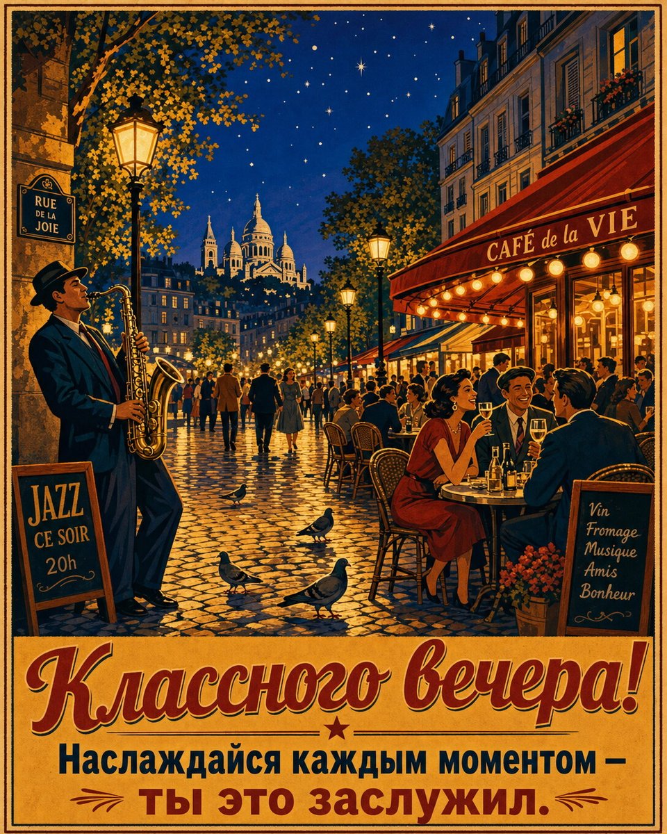 Хорошего вечера
