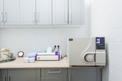 Стоматологическая клиника SmileGS, с рейтингом 4.9 - находится по адресу Московская область, пгт Нахабино, Стартовая улица, 2 