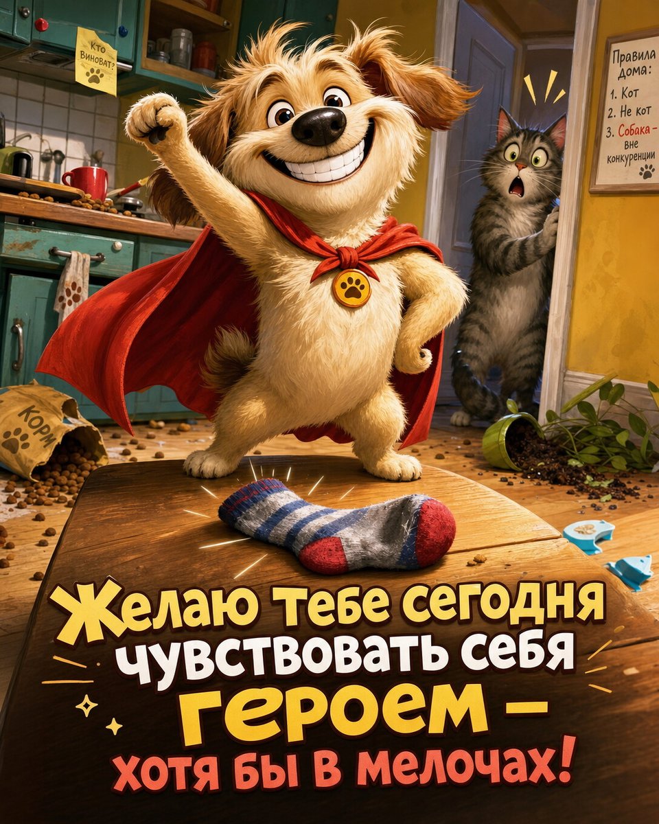 Открытка хорошего настроения
