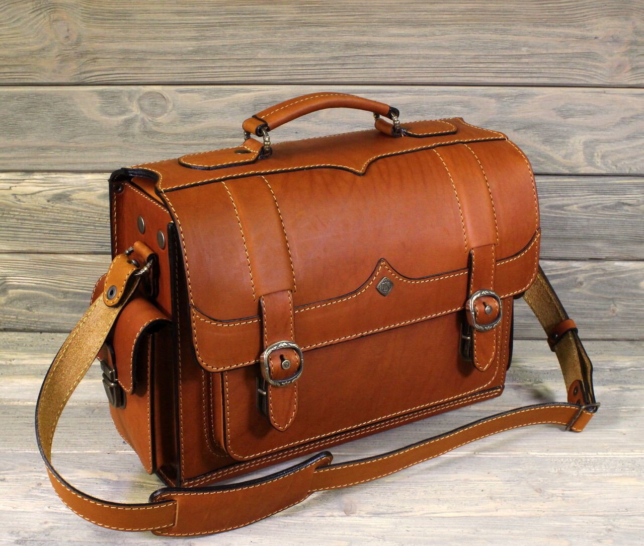 Сумка Leather Briefcase