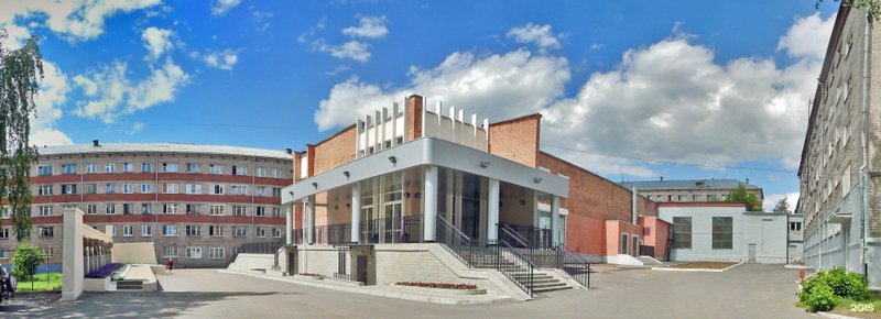 Panorama: Stroitel, Dom kultury, house of culture, Izhevsk, Kommunarov Street, 3