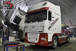 Грузовой автосервис Мир грузовиков М4, с рейтингом 3 - находится по адресу Московская область, д. Барабаново, улица Ленина, 1Б 