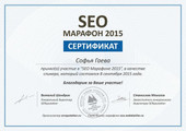 сертификат/документ Web-студии Сеослон