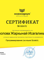 Преподаватель по информатике Жаркынай Есполова