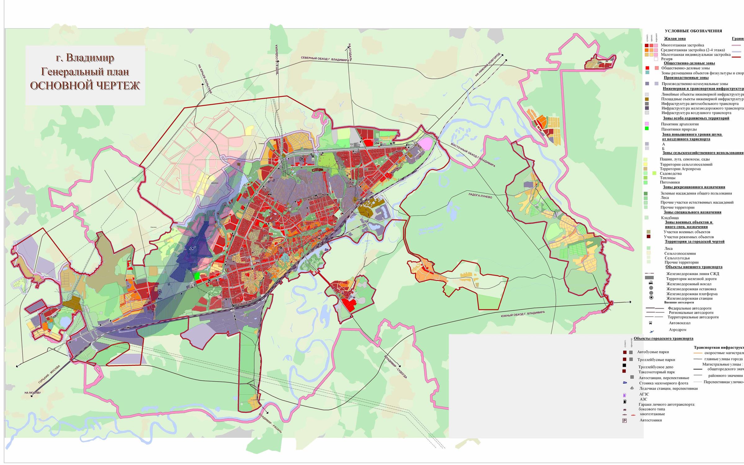 Генеральный план владимир