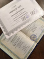 сертификат/документ Подологического центра Александры Порубель
