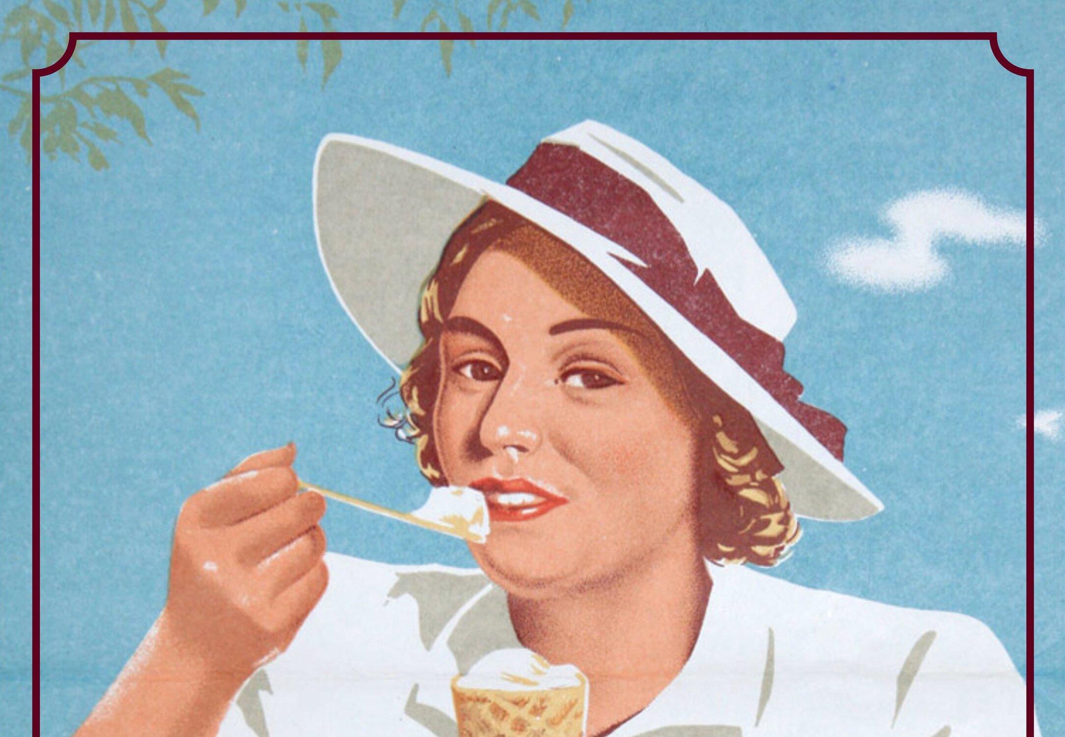 Советские плакаты мороженое