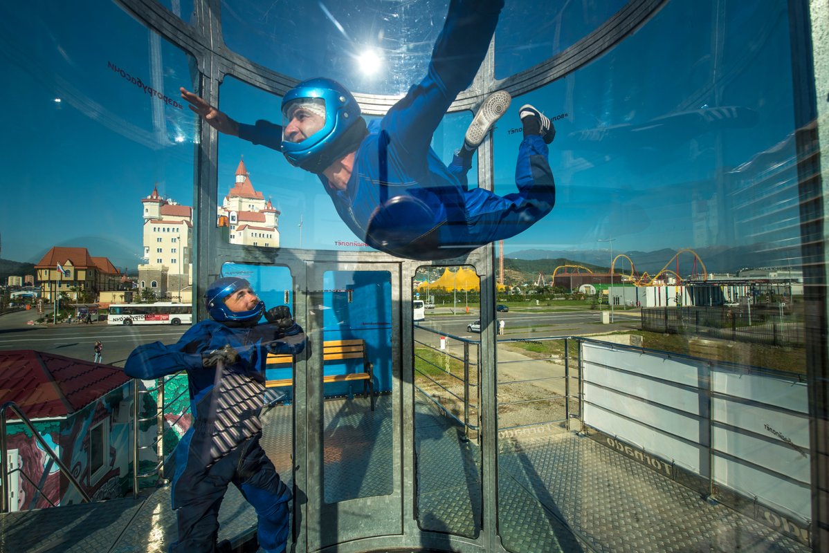 Фото аэротруба полет