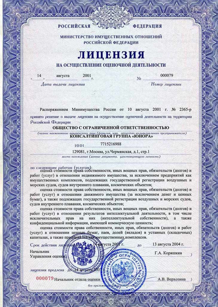 Как выглядит номер лицензии