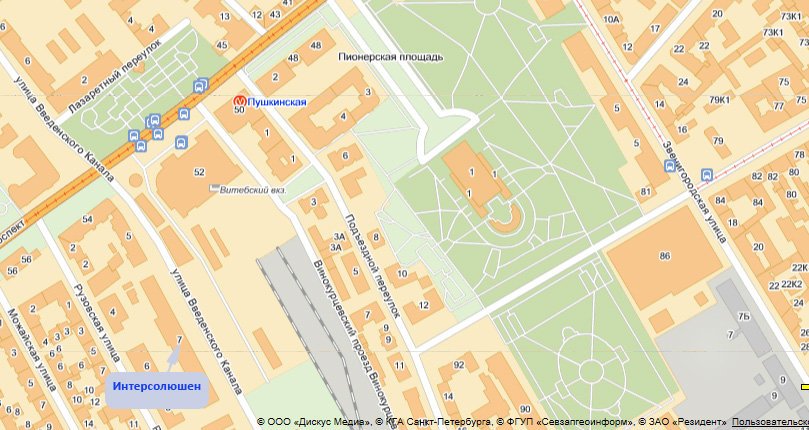 Пушкинская карта петербург