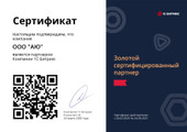 сертификат/документ Digital-агентства полного цикла НастАрт ВЕБ