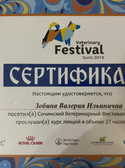 Ветеринарный врач УЗИ, ветеринар Валерия Ильинична Зобина