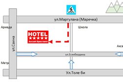 Гостиница Кристал, с рейтингом 3.3 - находится по адресу Алматы, микрорайон Аксай-2, 70А 