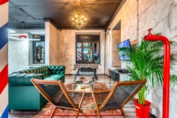 Барбершоп BRITVA, с рейтингом 4.8 - находится по адресу Московская область, Люберцы, микрорайон Зенино ЖК Самолёт, улица Барыкина, 5, корп. 1 