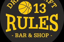 Бар 13 rules. Бар 13 Rules Железнодорожный. 13 Rules Воронеж. Бар 13 Инста. Rules Draft Craft logo.