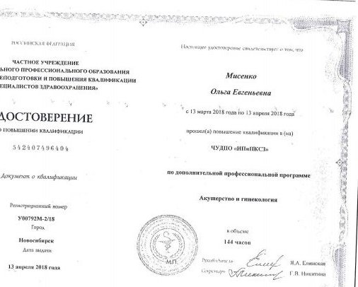 Ольга Евгеньевна Мисенко