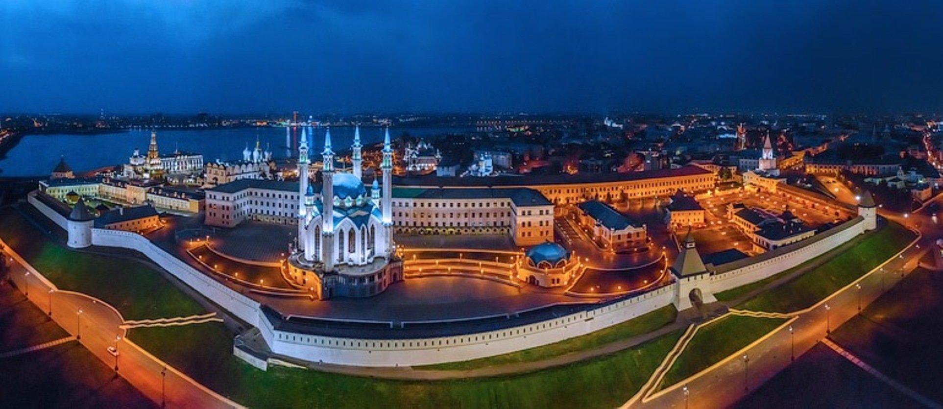 Панорама города Казань Kazan