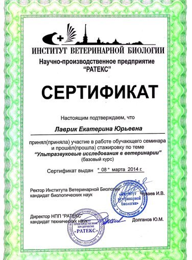 Екатерина Юрьевна Лаврик