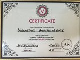 сертификат/документ Салона красоты Miva studio на улице Роз