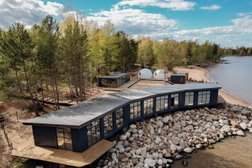 Эко-отель Касание Горизонта, с рейтингом 4.9 - находится по адресу Ленинградская область, 41К-064 