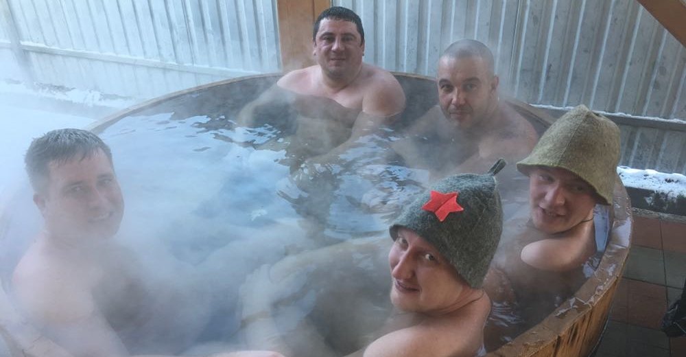 Общая баня для мужчин москва