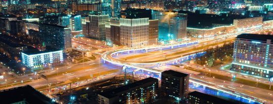 Красивые места для прогулок по ночной Москве