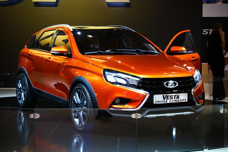 Автомобиль Lada Vesta Cross представлен на ежегодном Московском международном автосалоне MIMS-2016