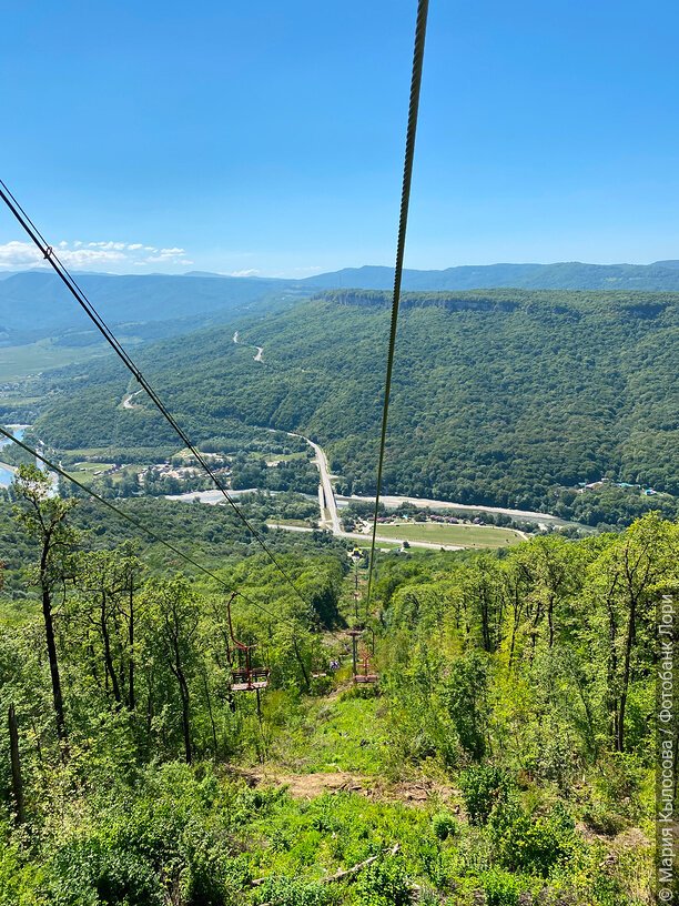 Савранская канатная дорога, Адыгея
