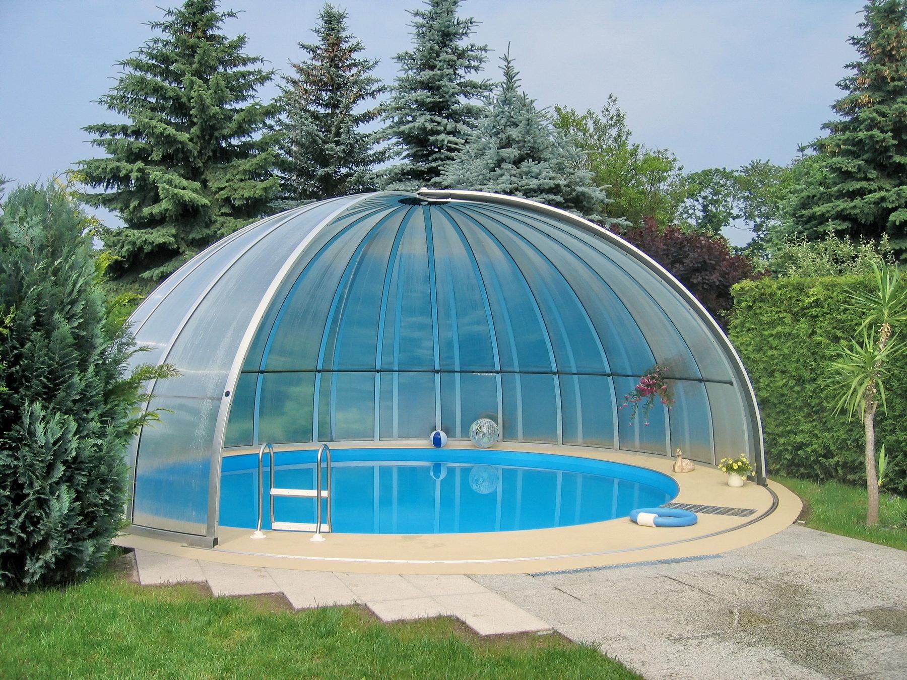 купол для бассейна фото