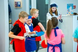 Детский центр Весёлкин, с рейтингом 5 - находится по адресу Московская область, Жуковский, Рынок, 140185, улица Амет-Хан Султана, 15 к3 